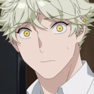 🔷 344ff7a8 Anime, Karakter, Terkejut, Karakter anime, Rambut pirang telegram sticker