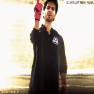 🖕 40171469 средний палец, оскорбительный, жест telegram sticker