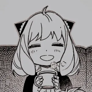 🥜 b24826e8 Anya Forger Spy x Family anime, cute, manga, spy x family, anya forger, kawaii, child whatsapp sticker