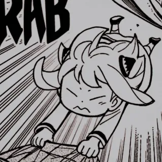 🥜 dce96f0b Anya Forger Spy x Family KAB anime, spy x family, anya forger, manga, cute, fan art whatsapp sticker