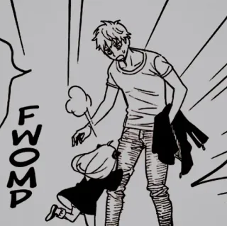 🥜 f8eca87e Anya Forger Spy x Family FWOMP anime, spy x family, anya, funny, manga whatsapp sticker