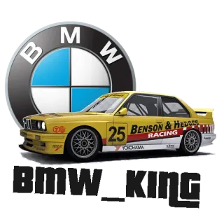 Benson & Hedges RACING telegram stickers