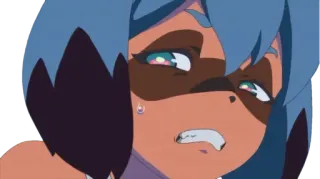 😧 294167fe Michiru Kagemori BNA: Brand New Animal アニメ, BNA ビー・エヌ・エー, BNA, 影森みちる, タヌキ whatsapp sticker