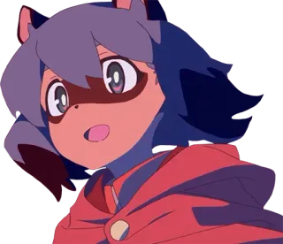 😃 6d62a072 Michiru Kagemori BNA: Brand New Animal アニメ, 動物, タヌキ, BNA, ミチル, 影森 whatsapp sticker