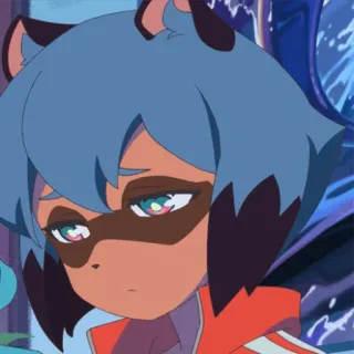 🙁 3995a0d4 Michiru Kagemori BNA: Brand New Animal 动漫, 狸猫, 女孩, BNA, Brand New Animal, 米奇露, 影森 telegram sticker