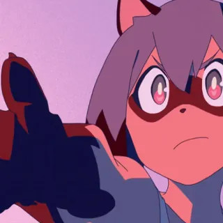 😠 7390cef7 Michiru Kagemori BNA: Brand New Animal 动漫, 米奇露, BNA, Brand New Animal, 狸, 兽迷, 卡通 telegram sticker