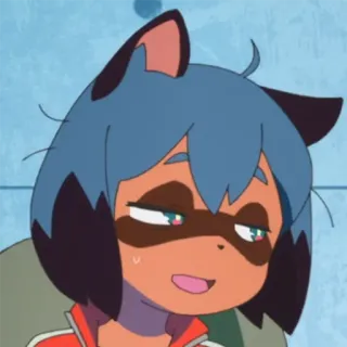 😏 976cb71f Michiru Kagemori BNA: Brand New Animal 动漫, 狸猫, 动物, BNA, Brand New Animal, 蜜琪尔, 影森 telegram sticker