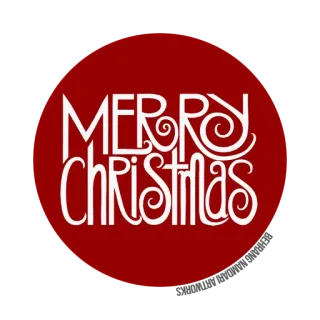 ❄ 847c48b6 MERRY CHRISTMAS Natal, Liburan, Selamat Natal, Salam, Perayaan, Meriah telegram sticker