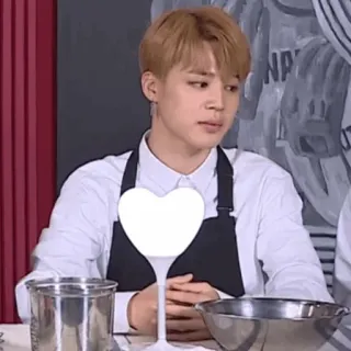 🐚 6cb4becd Jimin kpop, bts, jimin, penyanyi, idola, celemek telegram sticker