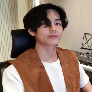 🥢 08da1dd8 Kim Taehyung K-Pop, BTS, V, Sänger, Musik, Porträt telegram sticker