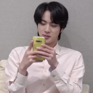 🥢 5a99af50 Jin BTS, K-Pop, Sänger, Selfie, Musik, Künstler, Koreanisch telegram sticker