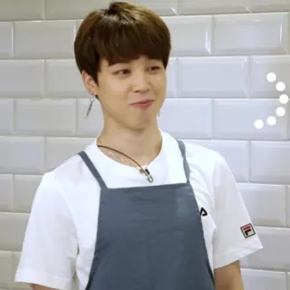 🥢 6aeafe72 Jimin kpop, sänger, bts, schürze telegram sticker