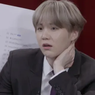 🥢 f97c45e7 Suga kpop, suga, bts, min yoongi, sänger, musik telegram sticker