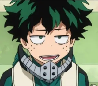 🥦 2ef5d17a Izuku Midoriya My Hero Academia 动漫, 漫画, 我的英雄学院, 绿谷出久, Deku, 英雄, 角色 telegram sticker