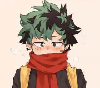 🥦 62dadafc Izuku Midoriya My Hero Academia 动漫, 我的英雄学院, 绿谷出久, 出久, 角色, 漫画, 粉丝创作 telegram sticker