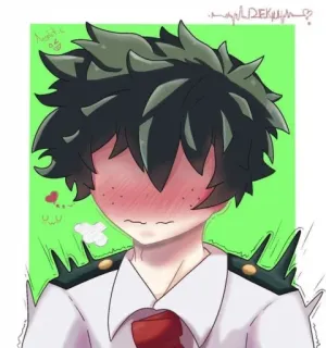🥦 68381941 Izuku Midoriya My Hero Academia DEKU
? 动漫, 粉丝作品, Deku, 我的英雄学院, MHA, 绿谷出久, 角色, 可爱 telegram sticker