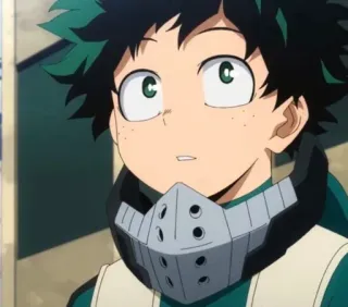 🥦 9c2f1582 Izuku Midoriya My Hero Academia 动漫, 漫画, 角色, 我的英雄学院, 绿谷出久, 德久 telegram sticker