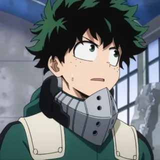 🥦 cd360011 Izuku Midoriya My Hero Academia 动漫, 我的英雄学院, 绿谷出久, Deku, 角色, 漫画 telegram sticker