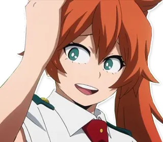 😊 4888621e Itsuka Kendo My Hero Academia Аниме, Девушка, Мультфильм, Моя геройская академия, Ицука Кендо telegram sticker