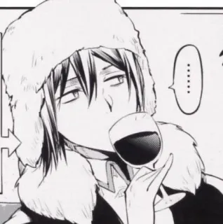 😐 adaca0b1 ...... อนิเมะ, มังงะ, ดื่ม, ไวน์, ตัวละคร whatsapp sticker