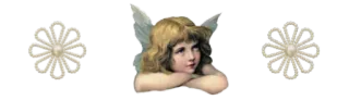 🤩 269869df angel anioł, cherubin, vintage, kwiatowy, dekoracyjny whatsapp sticker