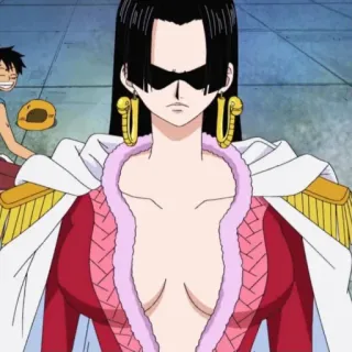 😡 51c7e9cd Boa Hancock One Piece Anime, Manga, Prinzessin, Pirat, Starke Frau telegram sticker