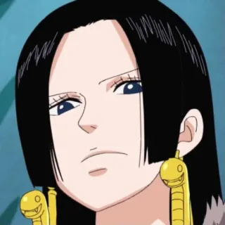 😒 738bf5e6 Boa Hancock One Piece Anime, Frau, Pirat, Hancock, Kaiserin telegram sticker