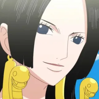 🥰 a3d57f4c Boa Hancock One Piece Anime, Manga, Frau, Pirat, Königin telegram sticker