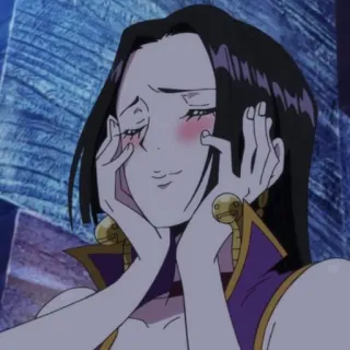 ☺️ ba50f4f7 Boa Hancock One Piece Anime, Frau, Charakter, Lächeln, Boa Hancock telegram sticker