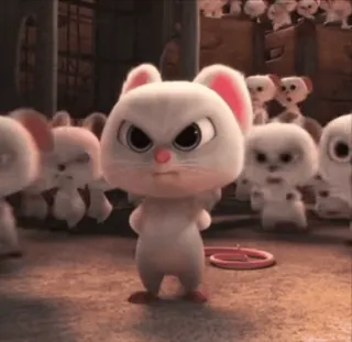 🌟 25ccbc36 ratón, ratones, dibujos animados, enojado, lindo telegram sticker