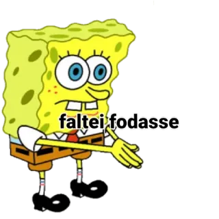 😕 3e48efae Spongebob faltei fodasse 만화, 스폰지밥, 밈, 불쾌 telegram sticker