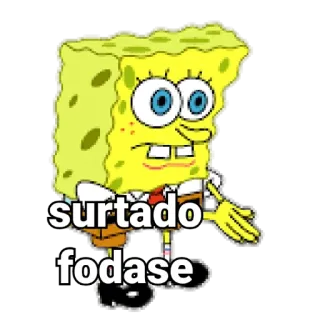 ❗ d22a63e6 Spongebob surtado
fodase 스폰지밥, 스티커, 만화, 불쾌한, 텍스트 telegram sticker