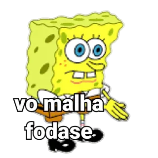 🏃‍♂ f5bc95c4 Spongebob vo malha fodase 스폰지밥, 만화, Nick, 니켈로디언, 스폰지밥 네모바지 telegram sticker