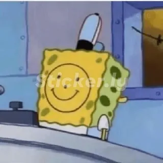 🟨 14452e05 Spongebob Spongebob Squarepants Spongebob, hoạt hình, hài hước, Nickelodeon telegram sticker