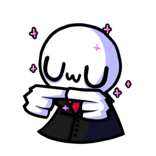 😍 e1a4a8a1 uwu cute, uwu, sparkles, emoji, emoticon whatsapp sticker