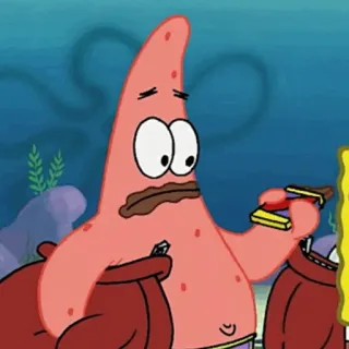 🍔 1724e2f9 Patrick Star SpongeBob SquarePants Dessin animé, Patrick, Étoile de mer, Bob l'éponge, Nickelodeon telegram sticker