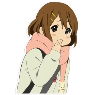 😂 a4a28ae3 Yui Hirasawa K-On! アニメ, 可愛い, 女の子, 漫画, けいおん!, 女子高生, 平沢唯 whatsapp sticker