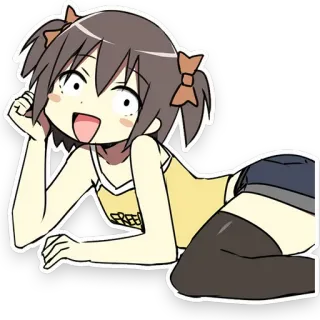 😀 c5a6568b FREEDOM アニメ, 漫画, 女の子, 自由, 可愛い whatsapp sticker