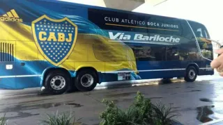 🙏 9c3f8e66 CABJ, CLUB ATLETICO BOCA JUNIORS, Via Bariloche Boca Juniors, equipo de fútbol, deportes, Argentina, autobús, club telegram sticker