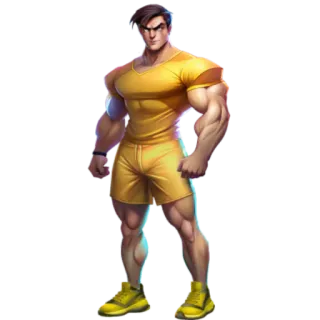 😛 4d882fc2 Fitness, Athlet, Muskulös, Bodybuilder, Fitnessstudio, Training, Übung whatsapp sticker