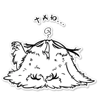 ☀ 1f0eb744 TABOO... Tabu, Cartoon, Monster, Comic, Fantasy telegram sticker