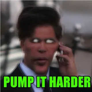 😛 4941d481 PUMP IT HARDER Meme, Bogdanoff, Pump it, Humor telegram sticker