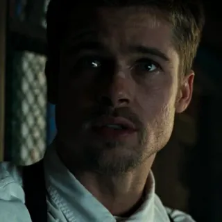 🤧 986fed03 Brad Pitt attore, ritratto, uomo, star del cinema telegram sticker