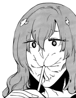 😏 ef30d96d อนิเมะ, มังงะ, ผู้หญิง, การ์ตูน, ภาพวาด, ตัวละคร telegram sticker