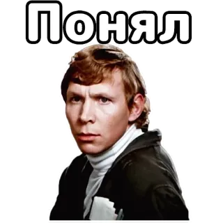 👌 c97f8e5a Понял expresión, acuerdo, ruso, comprensión telegram sticker