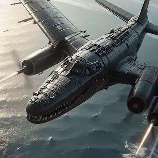 🐊 5e4ac037 military, aircraft, warplane, airplane, vintage, fighter, world war, war whatsapp sticker