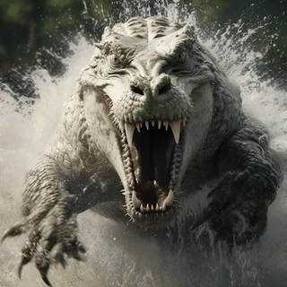 🐊 c2078486 dinosaur, monster, creature, animal, reptile, aggressive, scary whatsapp sticker