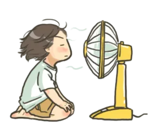 ☀ 6be05e4b Anime, Fan, Hoạt hình, Trẻ em, Cô gái, Dễ thương telegram sticker