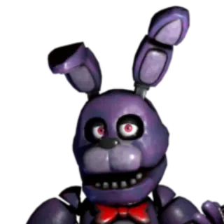 🧐 87096e1e Bonnie Five Nights at Freddy's 邦尼, 电子玩偶, 兔子, 玩具熊的五夜后宫, 恐怖 telegram sticker