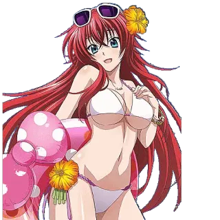 Rias Gremory telegram stickers